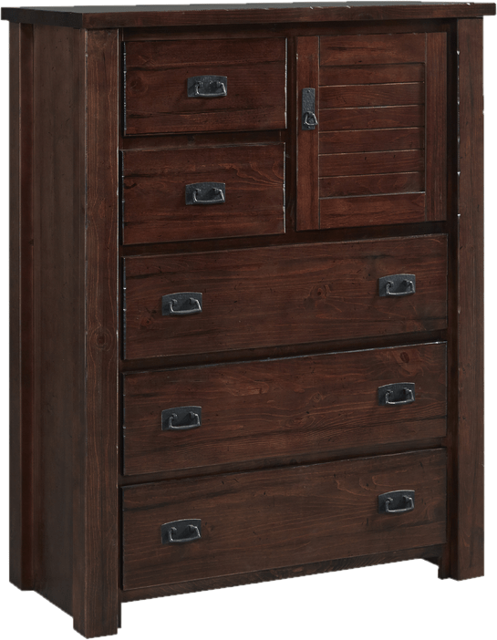 Worksop 5 Drawer 40" W Gentleman's Chest