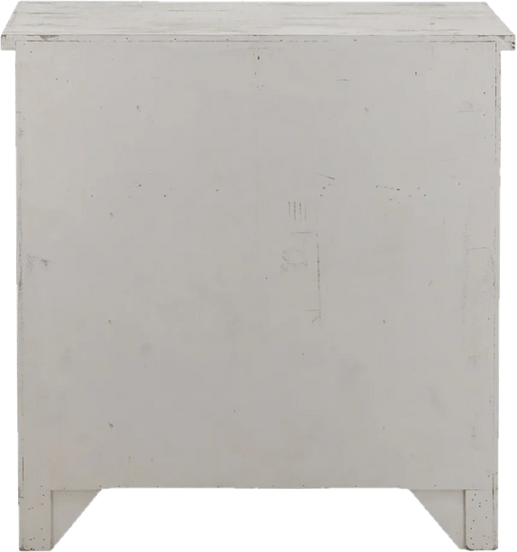 Windflye Bedside Table With 1 Drawer And 2 Door Vintage Accent Storage