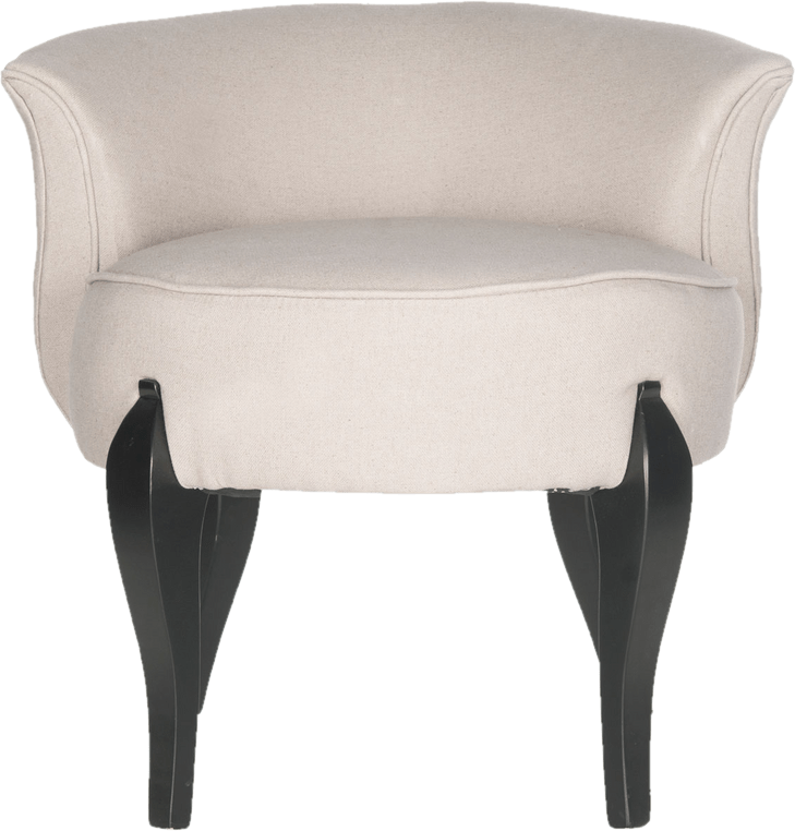 Sandstrom French Leg Linen Vanity Chair