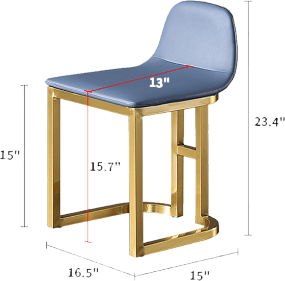 Makeup Vanity Set With Mirror & Chair