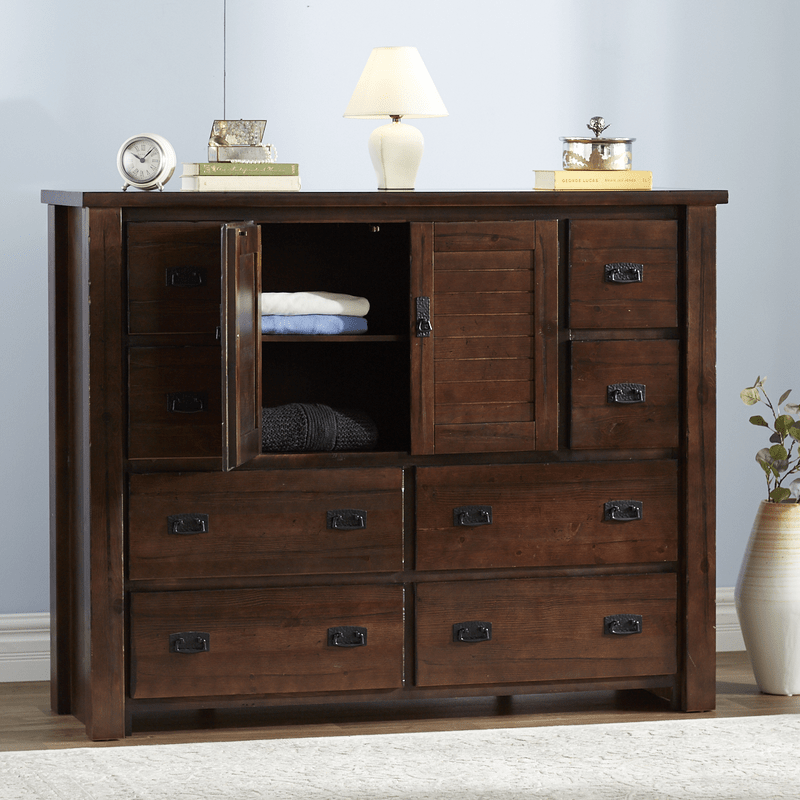 Worksop 8 Drawer 60" W Combo Dresser