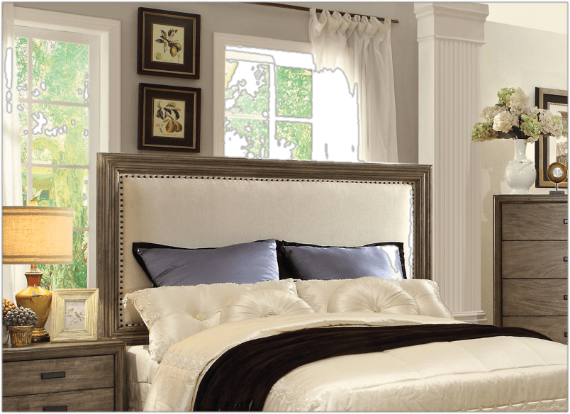 Karla Upholstered Low Profile Platform Bed