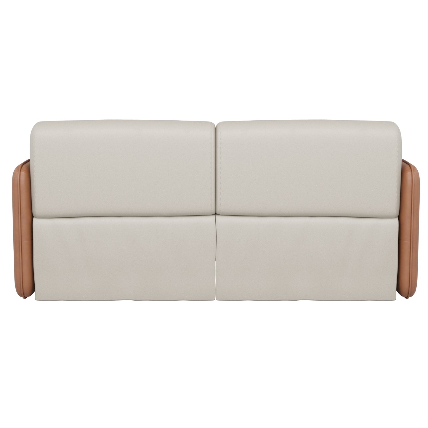 Modern American sofa bed-with USB- beige brown