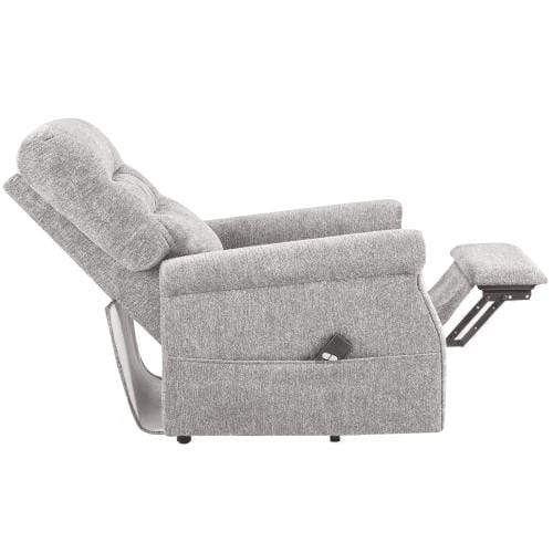 Oris Fur. Power Lift Chair Soft Fabric Upholstery Recliner Living Room Sofa Chair with Remote