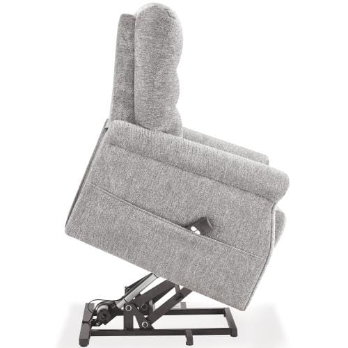 Oris Fur. Power Lift Chair Soft Fabric Upholstery Recliner Living Room Sofa Chair with Remote