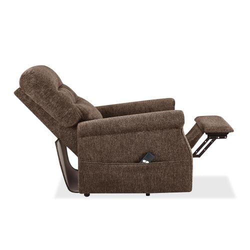 Oris Fur. Power Lift Chair Soft Fabric Upholstery Recliner Living Room Sofa Chair with Remote