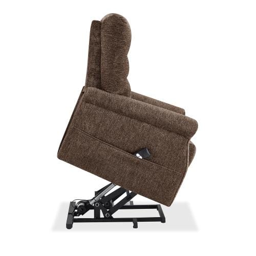 Oris Fur. Power Lift Chair Soft Fabric Upholstery Recliner Living Room Sofa Chair with Remote