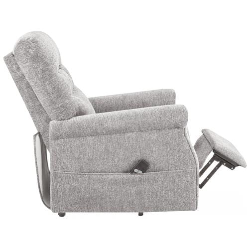 Oris Fur. Power Lift Chair Soft Fabric Upholstery Recliner Living Room Sofa Chair with Remote