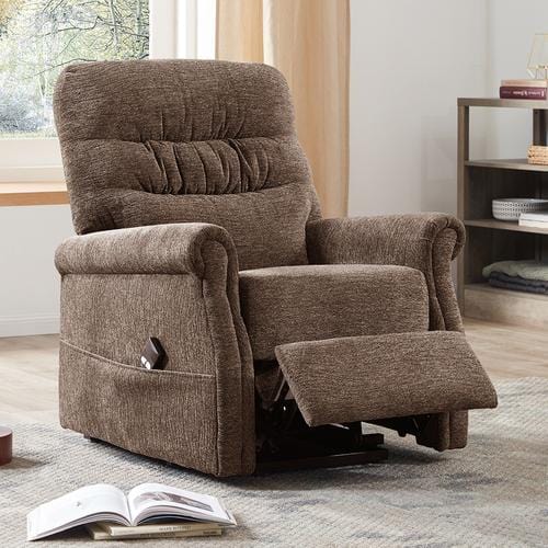 Oris Fur. Power Lift Chair Soft Fabric Upholstery Recliner Living Room Sofa Chair with Remote