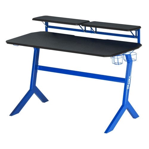 Techni Sport Blue Stryker Gaming Desk