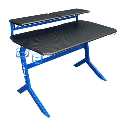 Techni Sport Blue Stryker Gaming Desk