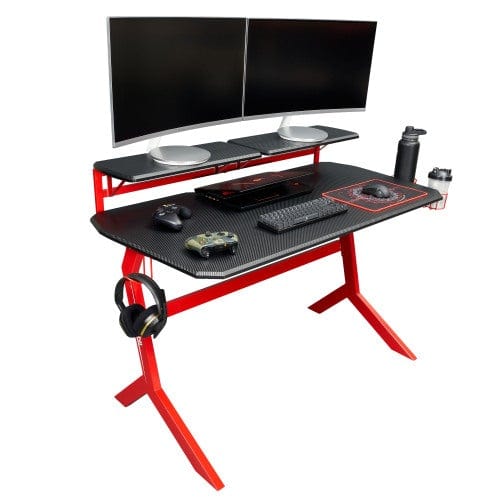 Techni Sport Blue Stryker Gaming Desk