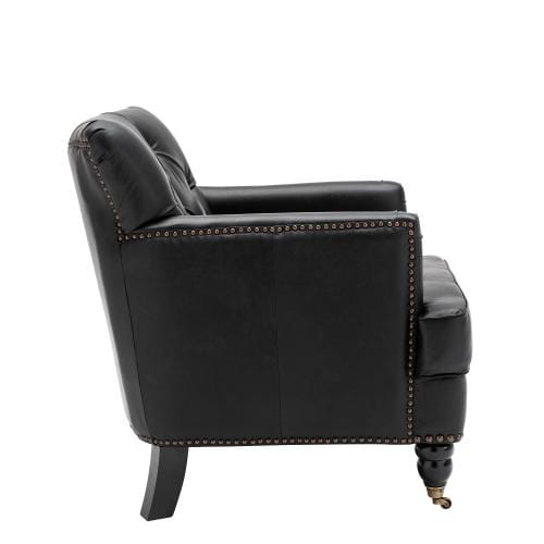 Hengming modern Style Accent Chair for Living Room,PU leather club chair