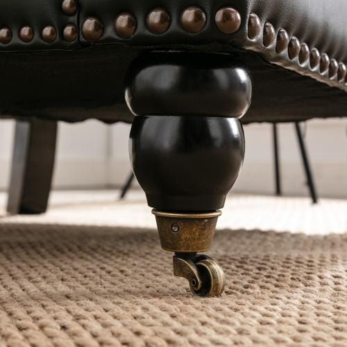 Hengming modern Style Accent Chair for Living Room,PU leather club chair