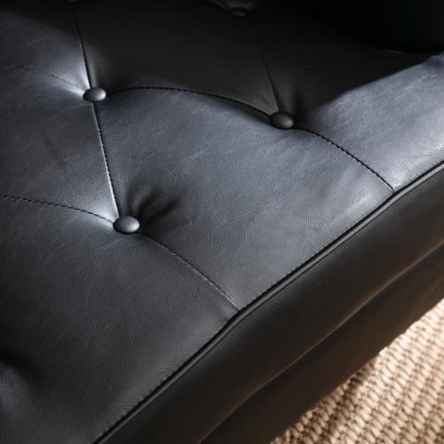 Hengming modern Style Accent Chair for Living Room,PU leather club chair