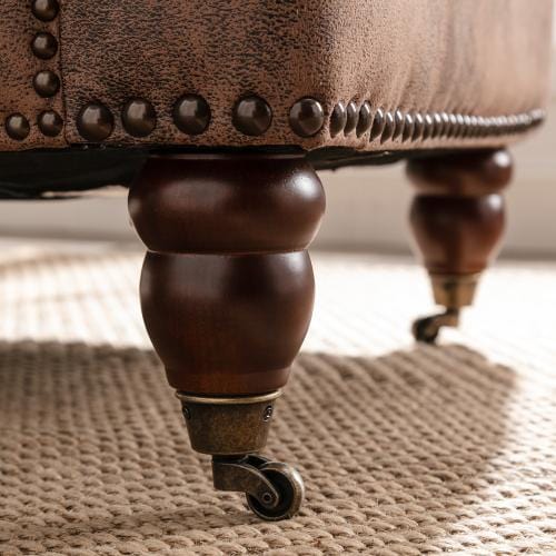 Hengming modern Style Accent Chair for Living Room,PU leather club chair