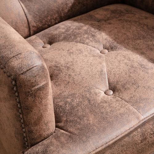 Hengming modern Style Accent Chair for Living Room,PU leather club chair