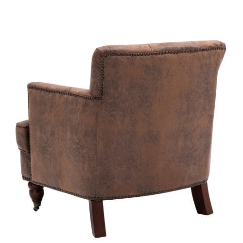 Hengming modern Style Accent Chair for Living Room,PU leather club chair