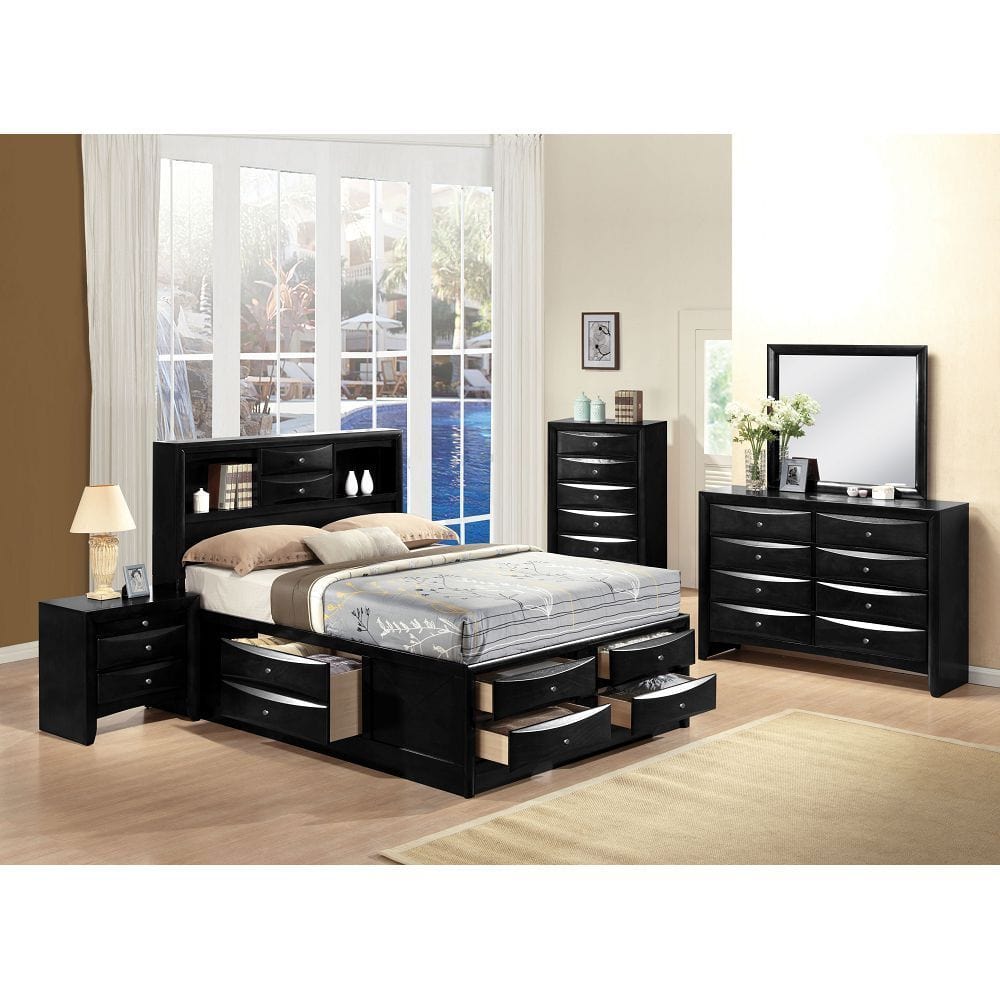 ACME Ireland Full Bed in Black 21620F