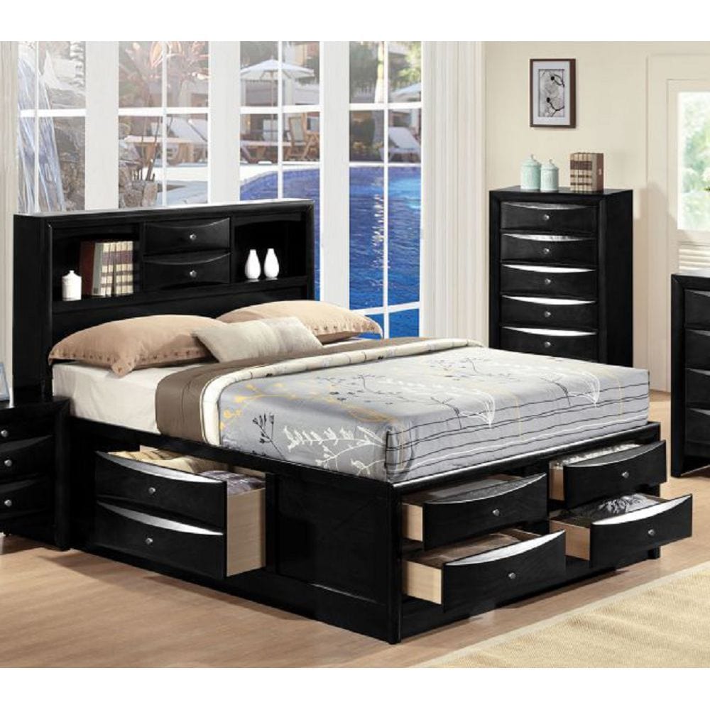 ACME Ireland Full Bed in Black 21620F