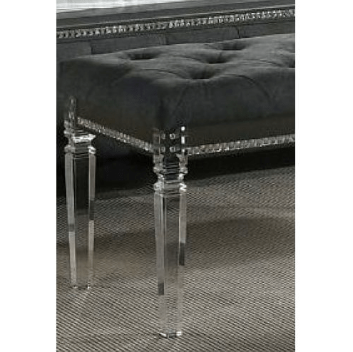 Button Tufted Upholstered Bench