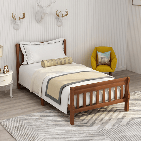 Wood Platform Bed Twin Bed