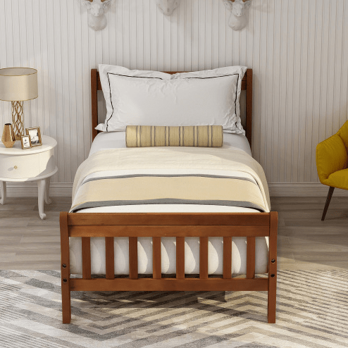 Wood Platform Bed Twin Bed