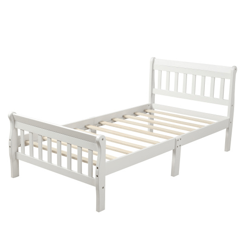 Wood Platform Bed Twin Bed