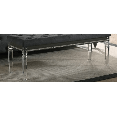 Button Tufted Upholstered Bench