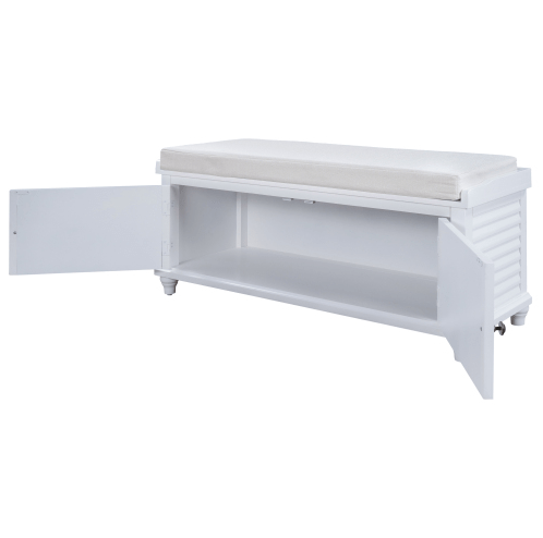 Storage Bench with Removable Cushion