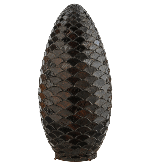 9.5"W Tiffany Pinecone Shade