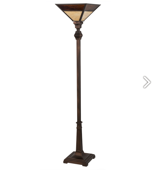 64"H Mission Prime Torchiere