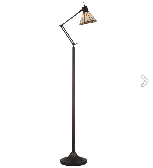 68"H Prairie Mission Adjustable Floor Lamp
