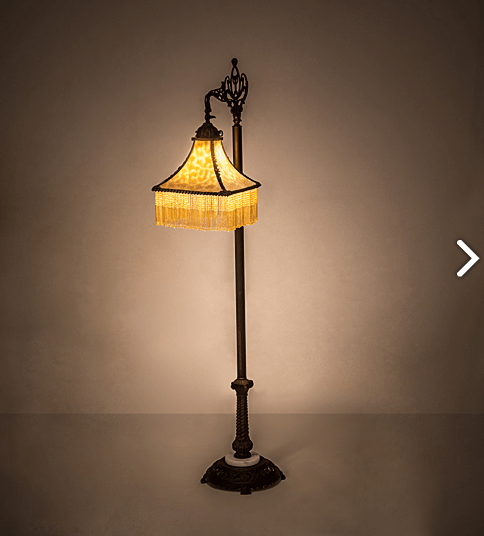 59"H Victoria Bridge Arm Floor Lamp