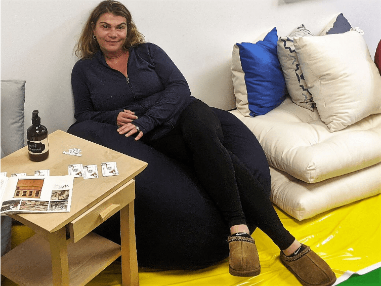 Shredded Natural Latex Bean Bag