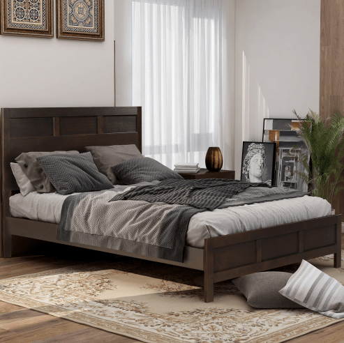 Classic Rich Brown 3 Pieces Bedroom Set