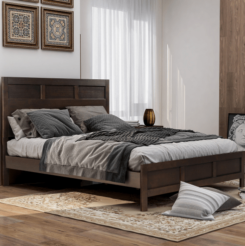 Classic Rich Brown 3 Pieces Bedroom Set