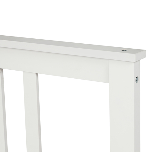 Wood Platform Bed with Headboard and Footboard