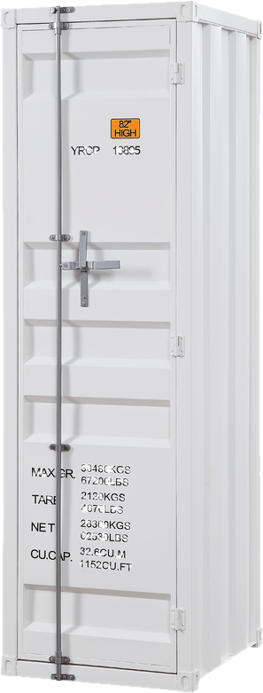 Saphira Industrial Metal Wardrobe Armoire