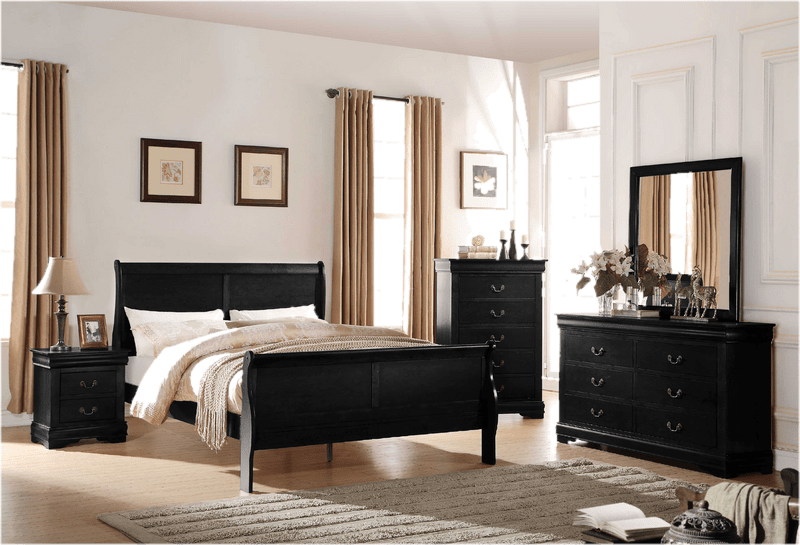 Fjeldheim Sleigh Bed