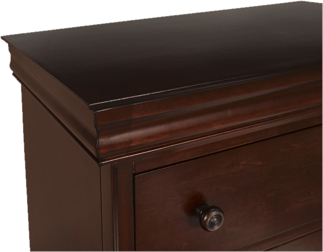 Reichenbach 5 Drawer 35.59'' W Chest with Mirror