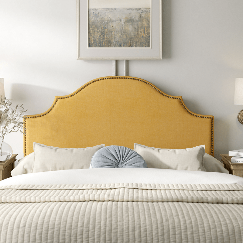 Hallie Linen Upholstered Panel Headboard