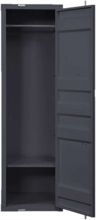 Saphira Industrial Metal Wardrobe Armoire