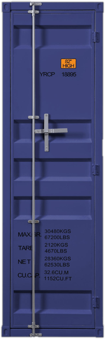 Saphira Industrial Metal Wardrobe Armoire