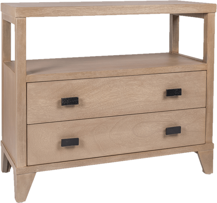 Debora 2 Drawer End Table with Storage