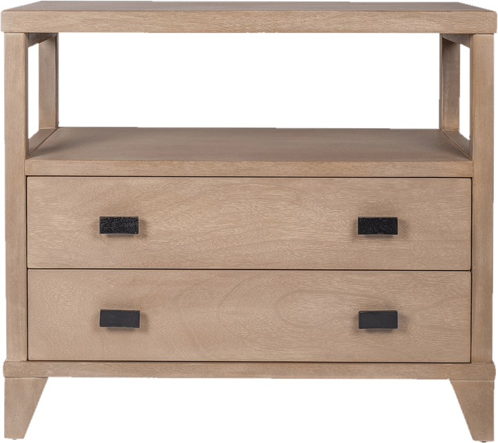 Debora 2 Drawer End Table with Storage