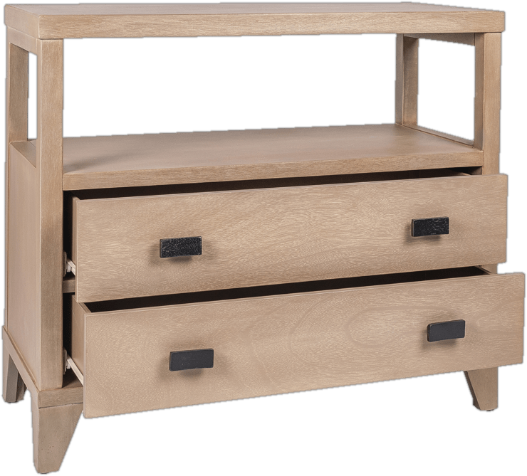 Debora 2 Drawer End Table with Storage