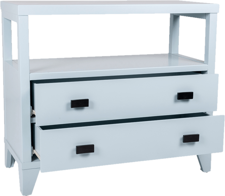 Debora 2 Drawer End Table with Storage