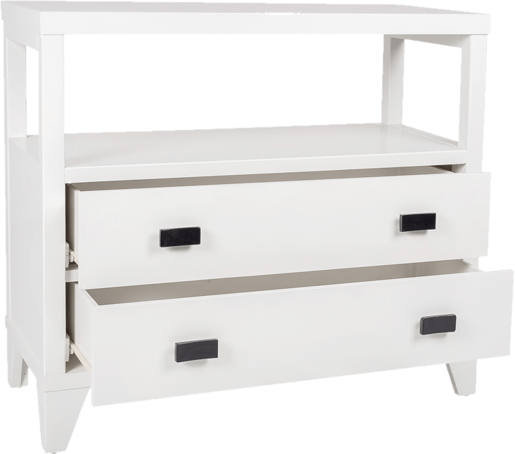 Debora 2 Drawer End Table with Storage