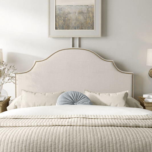 Hallie Linen Upholstered Panel Headboard